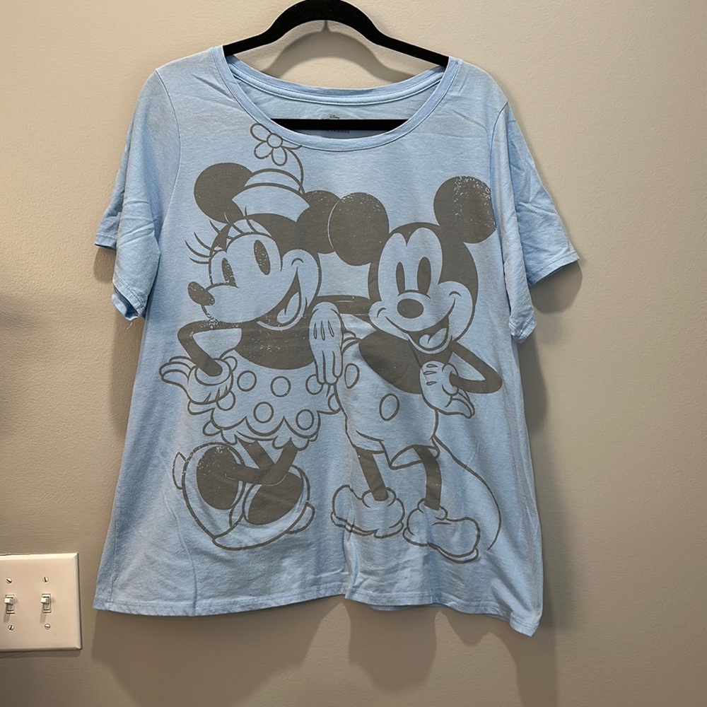 Mickey and Minnie Disney Tee Shirt Sz 1X